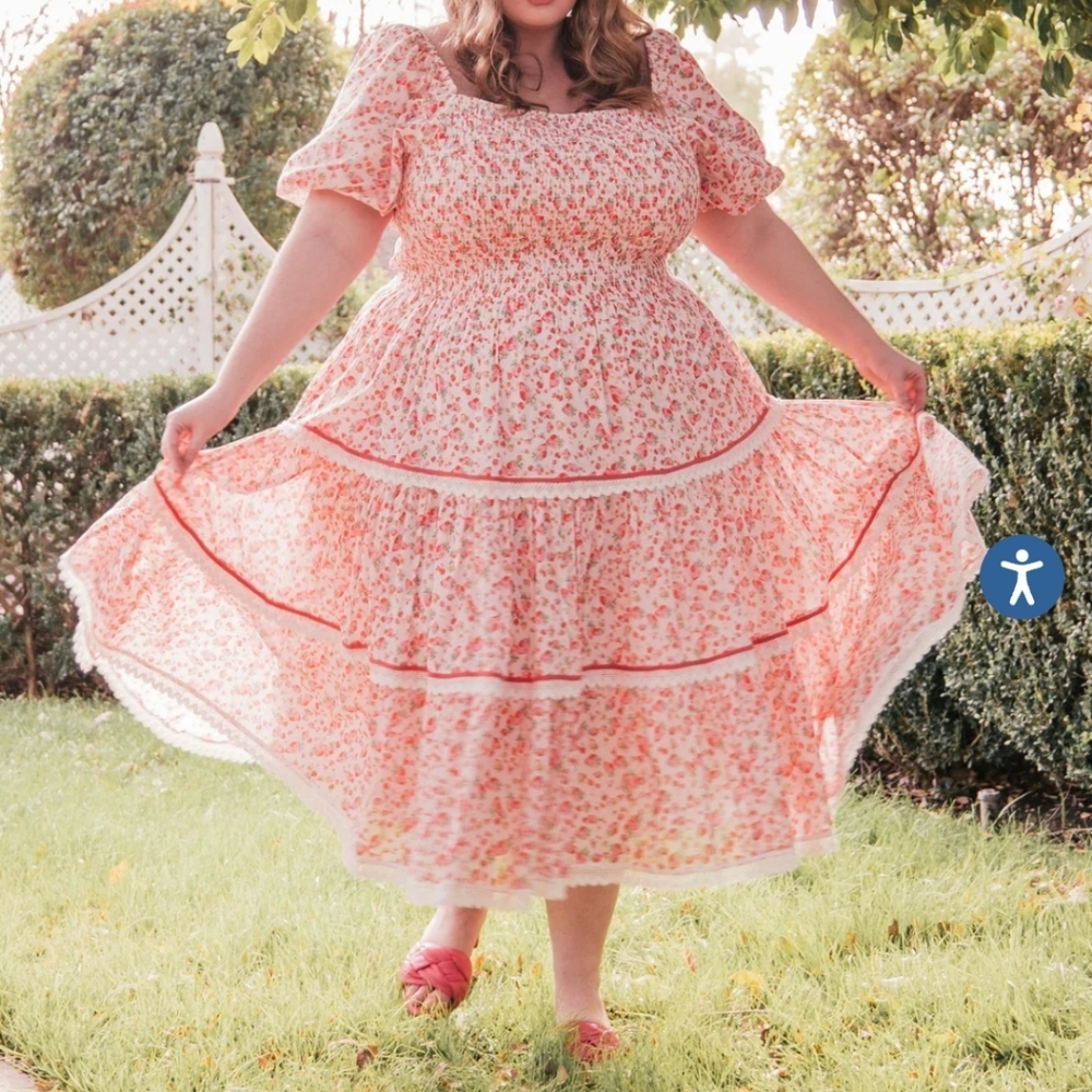 JessaKae Strawberry Shortcake Smocked 1X